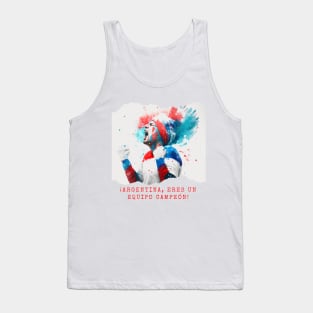 ¡Argentina, eres un equipo campeón! Tank Top